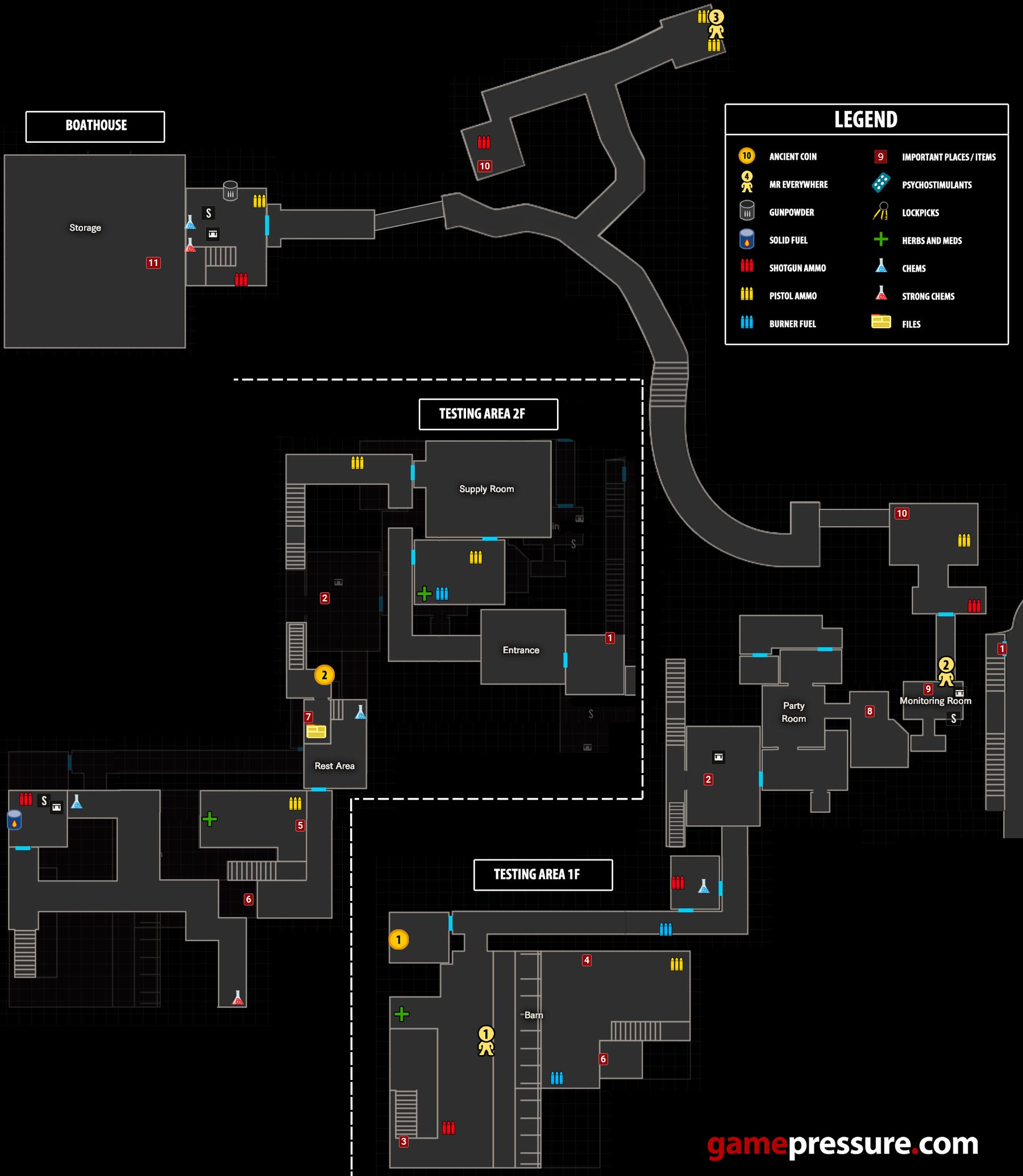 resident evil 4 island treasure map